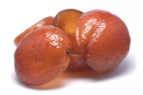 Orangeat, halbe Schale